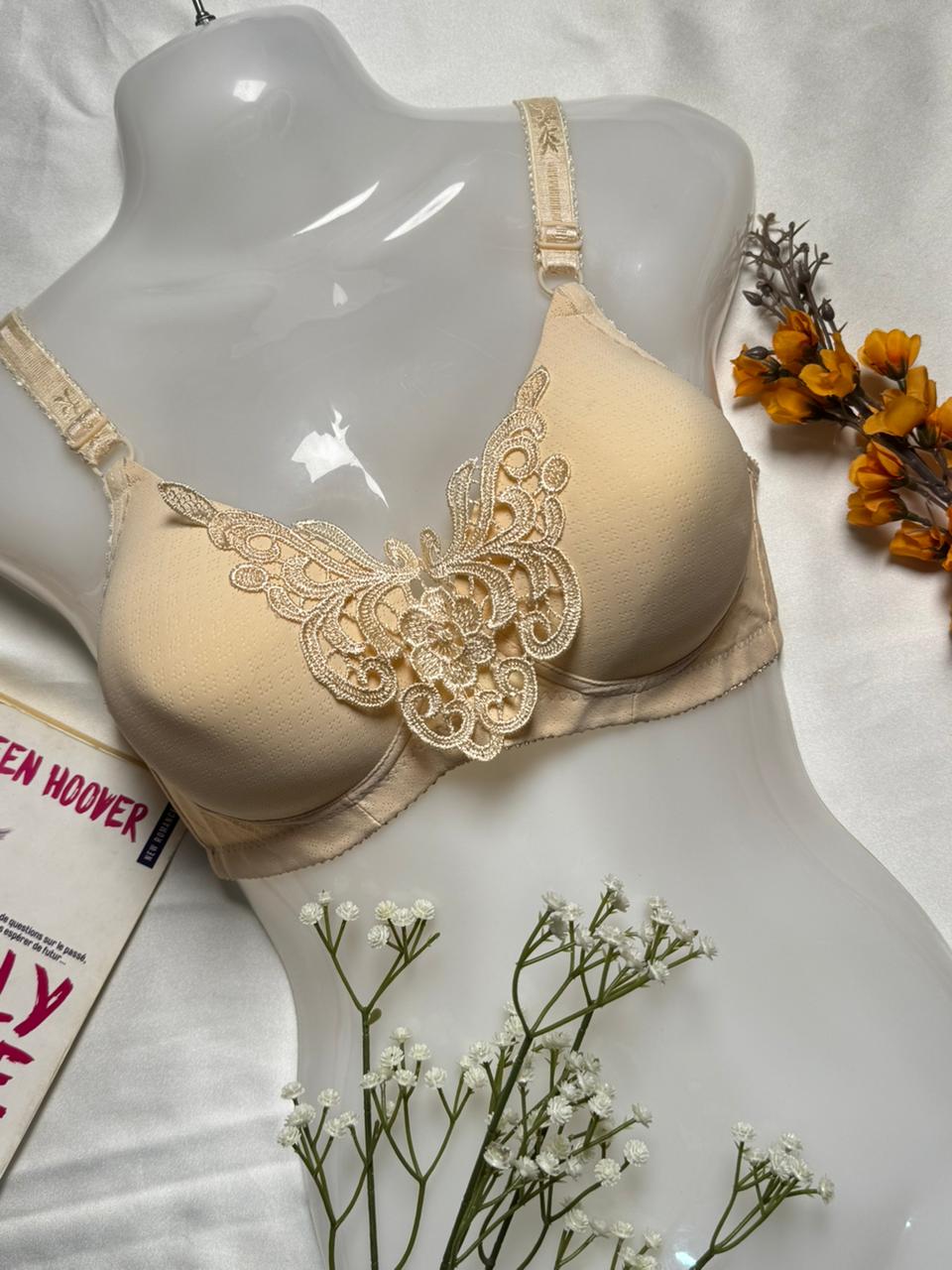 Beautiful Front Laced Butterfly Bra