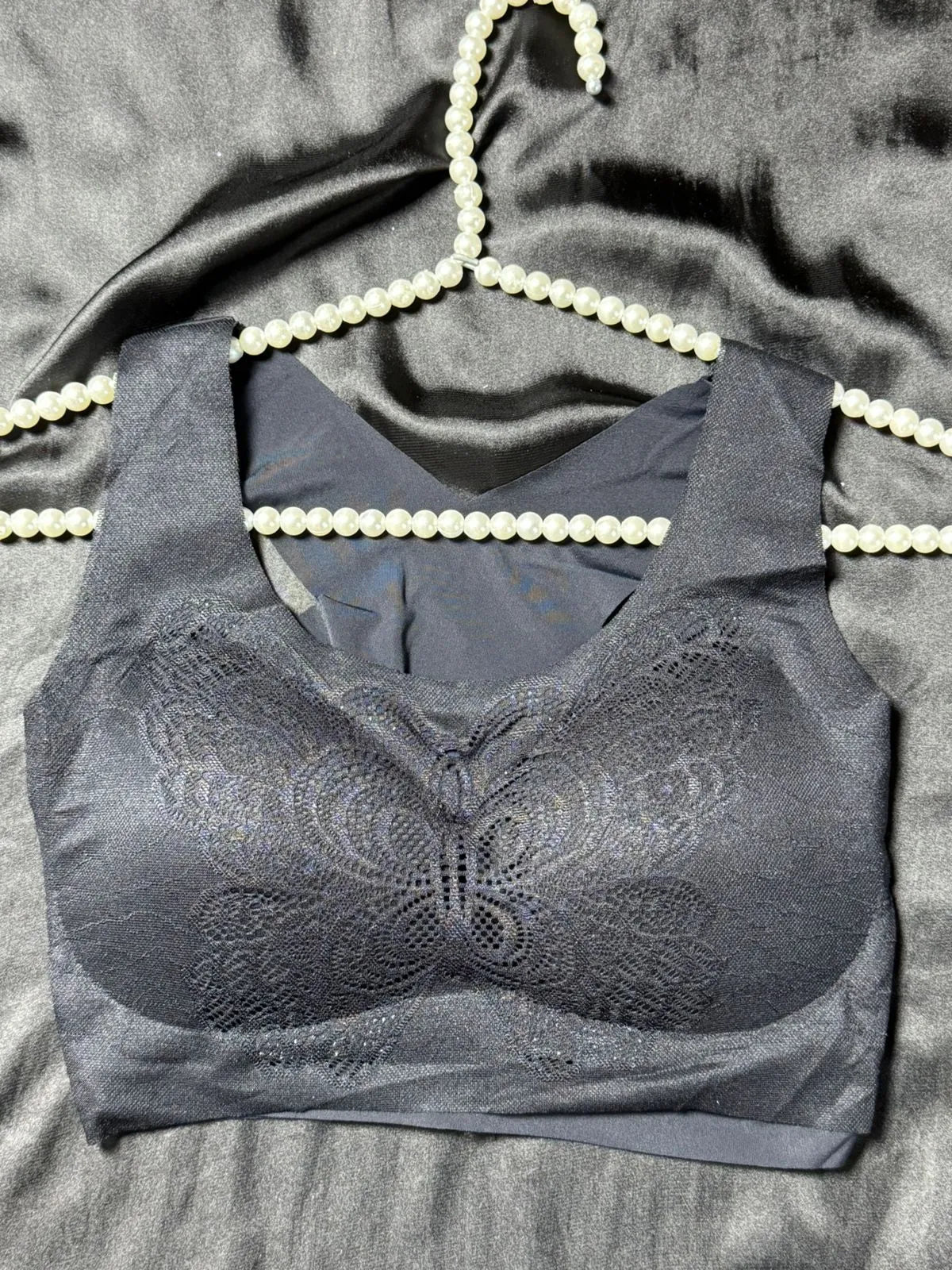 Front & Back Hook Seamless Bra (Removable Pad)
