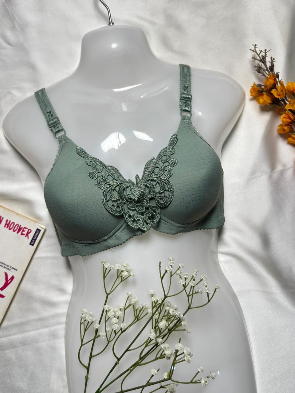 Beautiful Front Laced Butterfly Bra