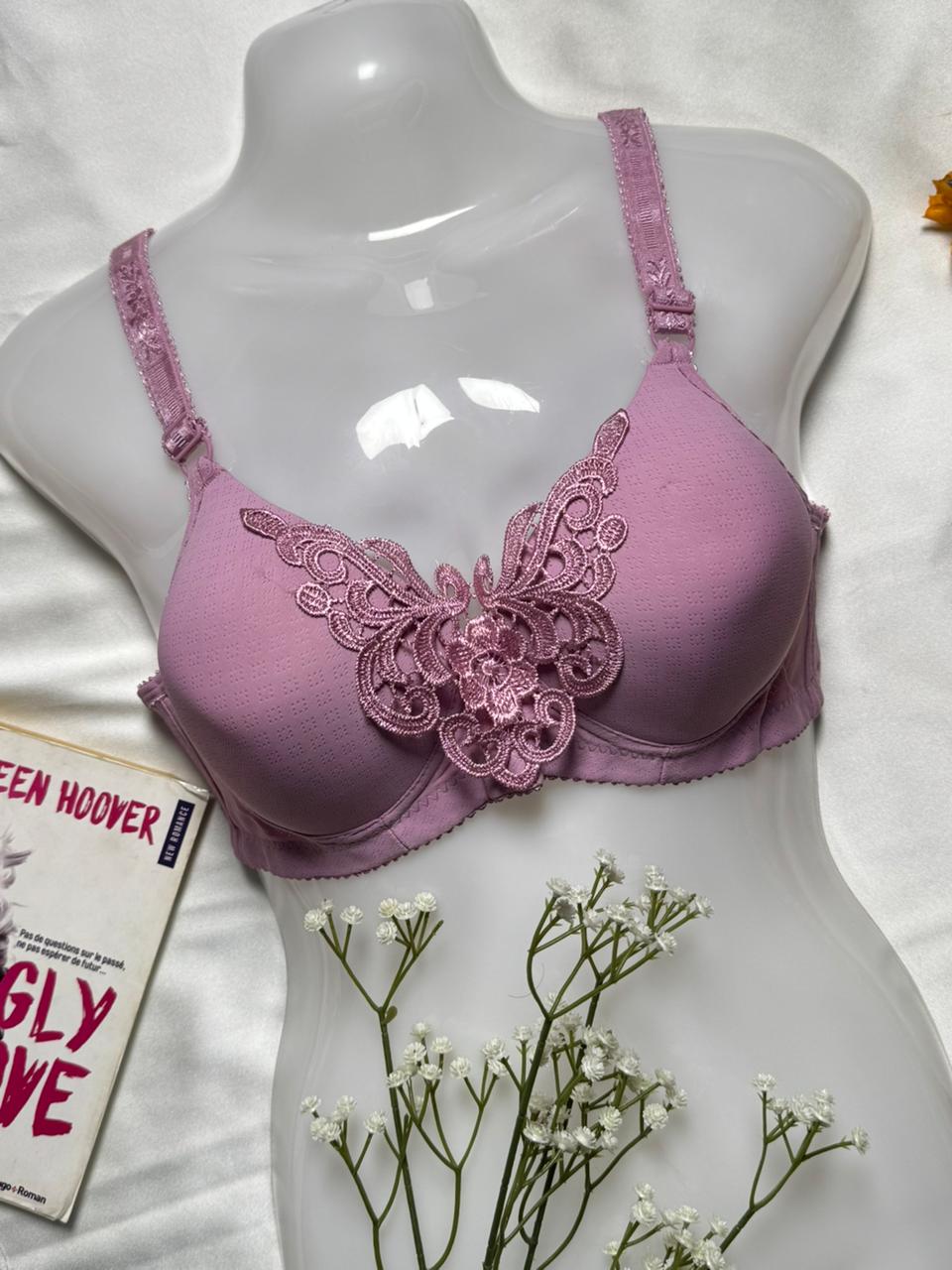 Beautiful Front Laced Butterfly Bra