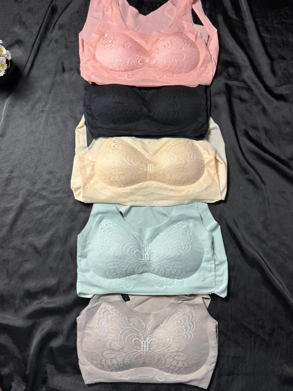 Front & Back Hook Seamless Bra (Removable Pad)