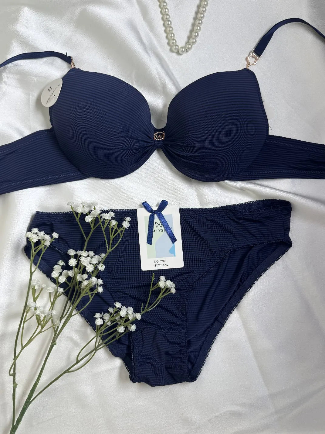 Ribbed Bra & Panty Set