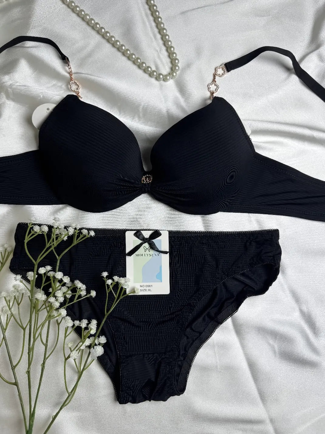 Ribbed Bra & Panty Set