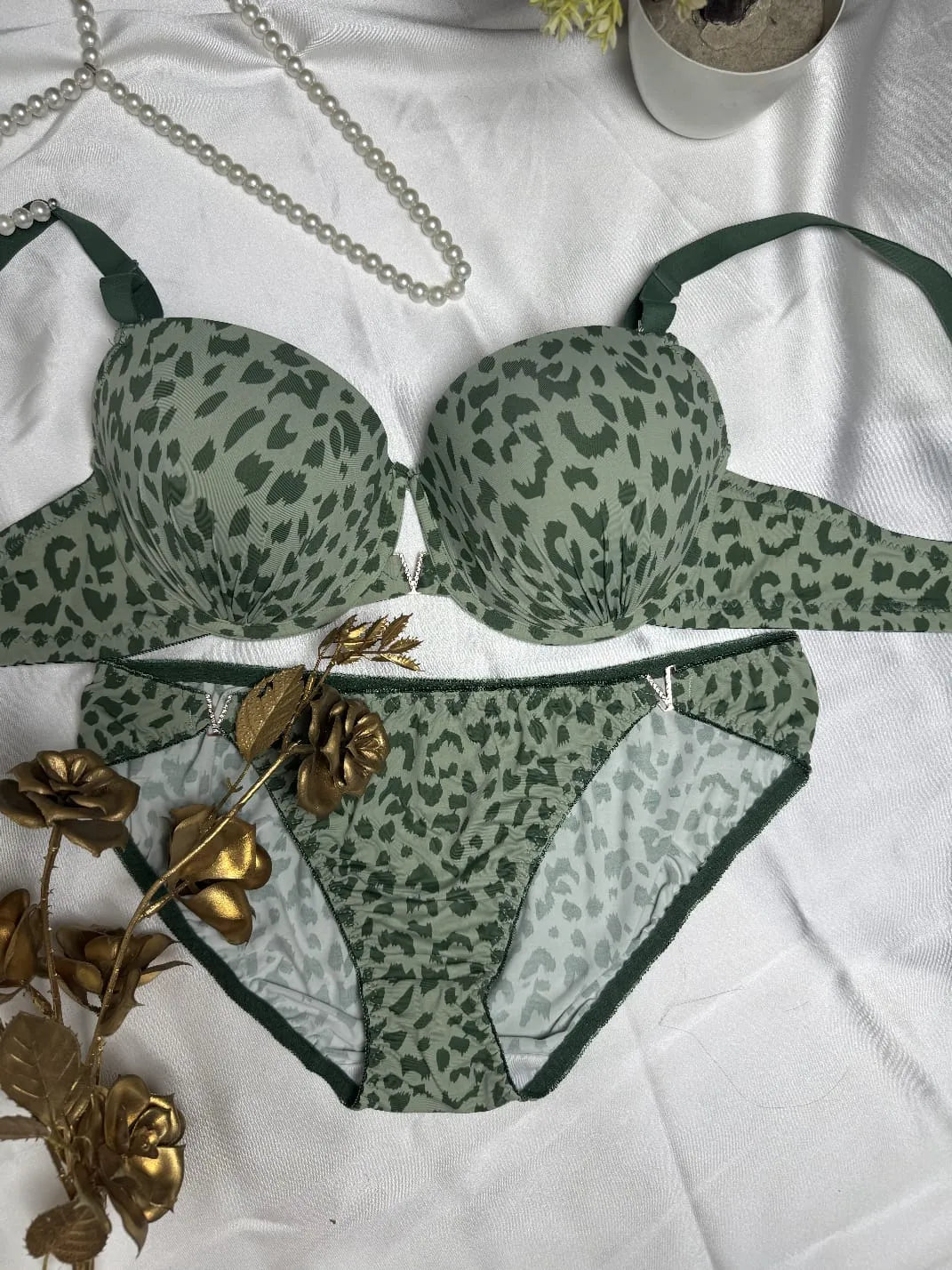 Soft Polka Dot Bra & Panty Set