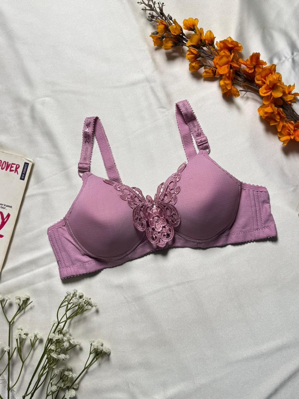 Beautiful Front Laced Butterfly Bra