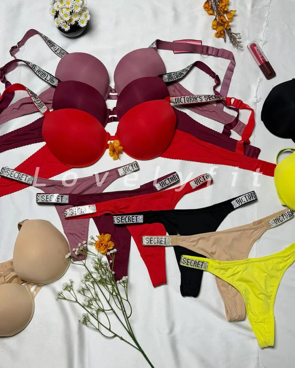 Victoria's Secret Push Up Bra & Panty Set
