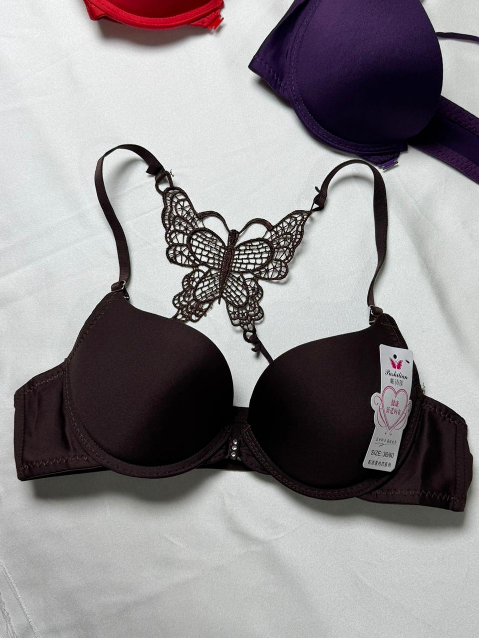 Beautiful Butterfly Front Hook Bra