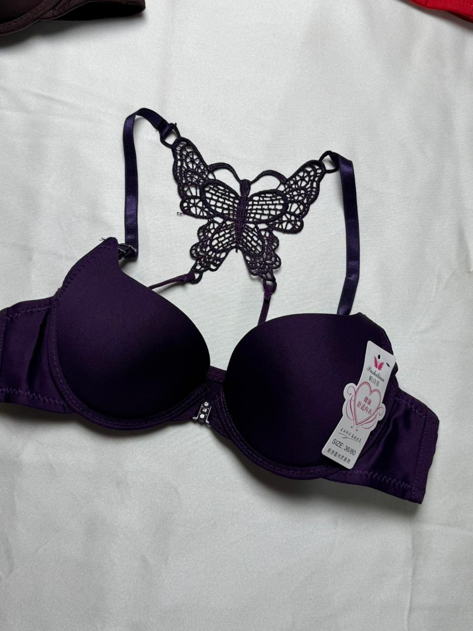 Beautiful Butterfly Front Hook Bra